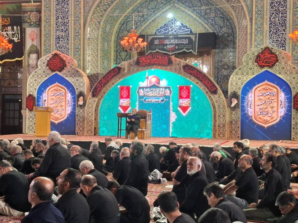 عزاداری باشکوه هیئات مذهبی استان همدان در حسینیه حرم