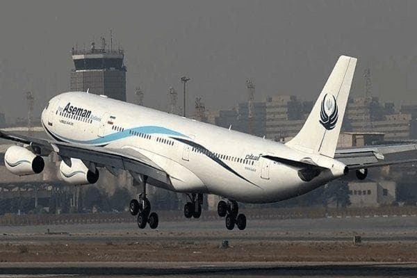 هواپیمایی آسمان با ۲۵۰۰ نیرو تنها یک هواپیمای فعال دارد