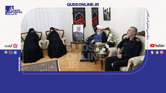 ابلاغ پیام رهبر انقلاب به خانواده شهدای اقتدار
