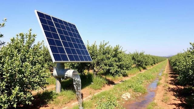 نیروگاه خورشیدی ۴۰۰کیلوواتی به همت کشاورزان کاشمری افتتاح شد