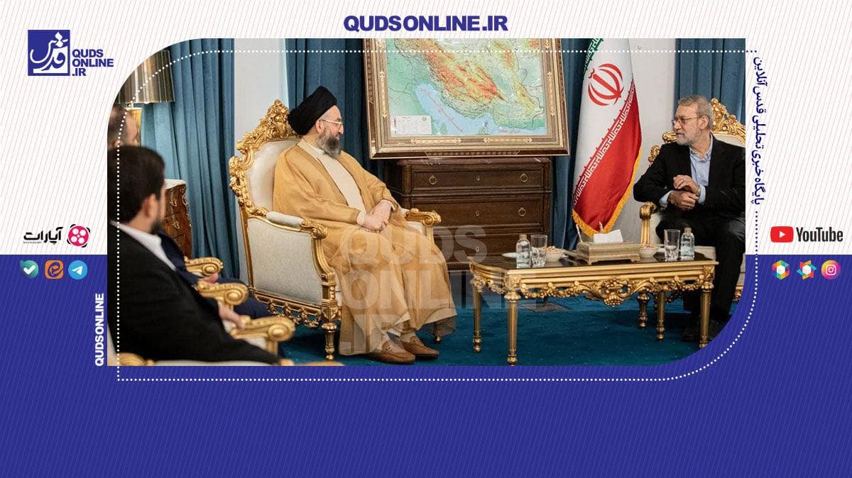 رایزنی حکیم و لاریجانی در تهران