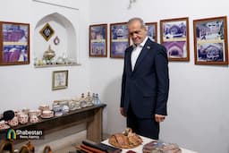 بازدید رئیس‌جمهور از مسجد کبود ایروان