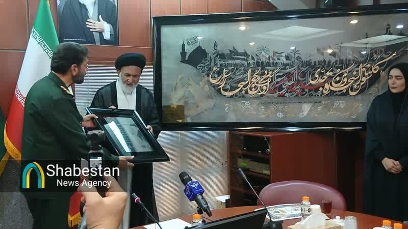 رونمایی از اثر هنری «سفینه الحسین(ع)» در آستان مقدس حضرت عبدالعظیم حسنی (ع)