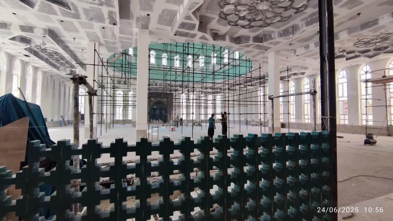 بازسازی مسجد جامع بانه به پایان رسید