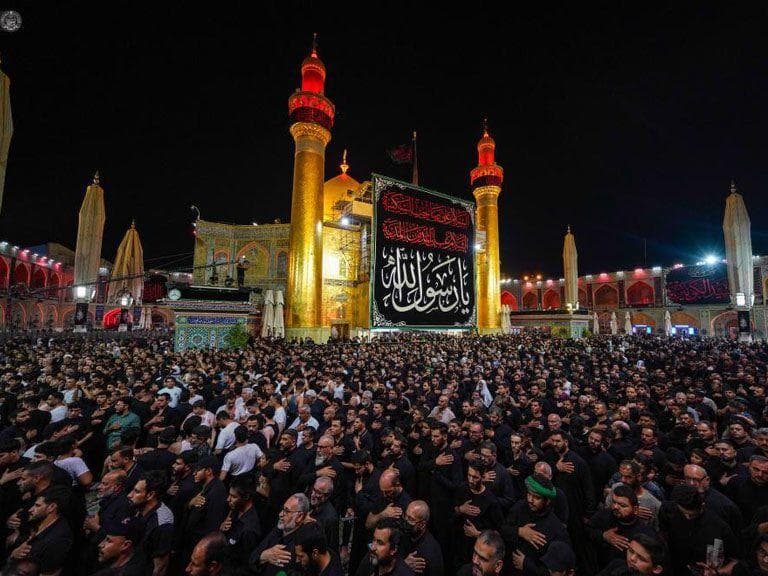 میزبانی آستان مقدس علوی از 1800 هیئت در سالروز شهادت پیامبر اکرم (ص)