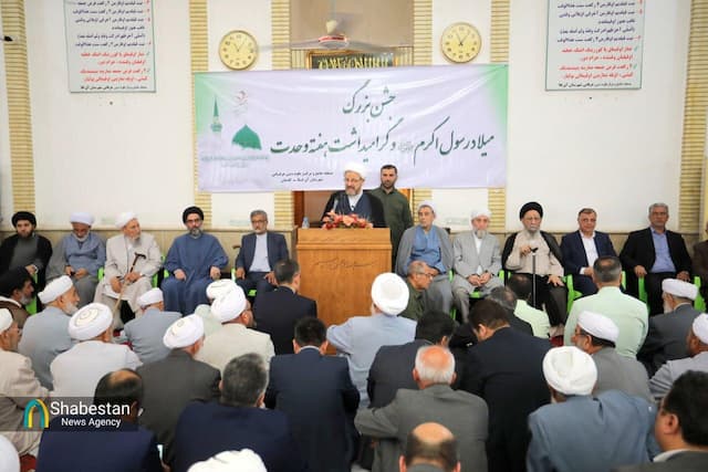 مراسم جشن بزرگ هفته وحدت در آق قلا