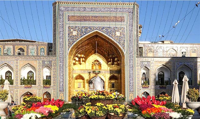 حرم رضوی در آستانه میلاد پیغمبر خاتم(ص)