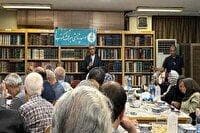 حضور بقایی در جمع اساتید و پیشکسوتان حوزه ادب و فرهنگ