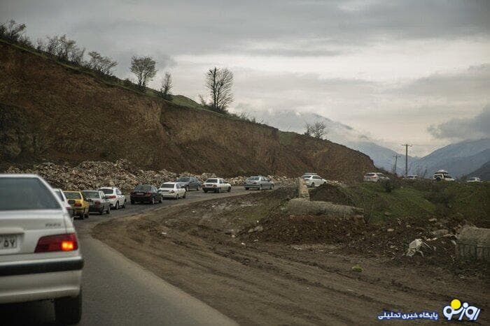ترافیک پرحجم و روان در جاده‌های مازندران