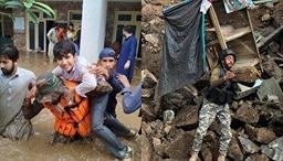 ۵ کشته در سقوط بالگرد امداد در مناطق سیل‌زده پاکستان + تصاویر