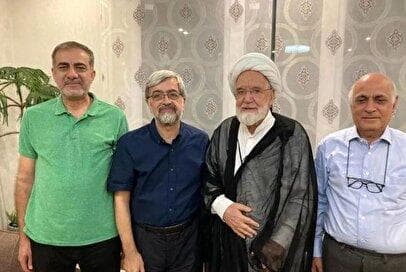 ملاقات مشاوران میرحسین موسوی با مهدی کروبی
