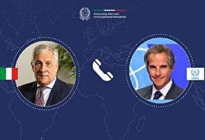 رایزنی گروسی و وزیر خارجه ایتالیا درباره ایران