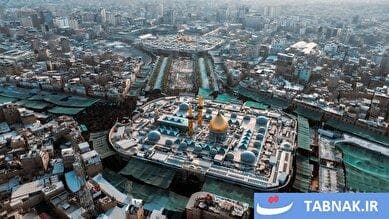 تصاویر هوایی از کربلا در اربعین حسینی