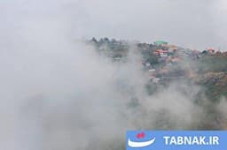روستای «اِسپِرِز» سوادکوه بر فراز ابرها
