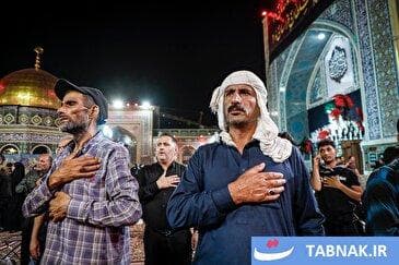 عزاداری شهادت حضرت علی‌بن‌موسی‌الرضا علیه‌السلام در حرم مطهر رضوی