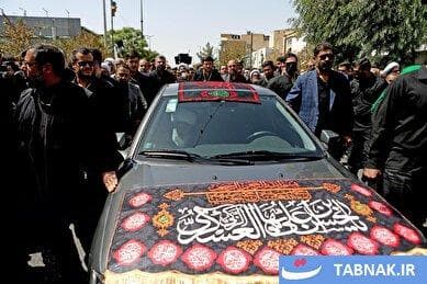 دسته عزاداری شهادت امام حسن عسکری (ع) با حضور آیت الله وحید خراسانی