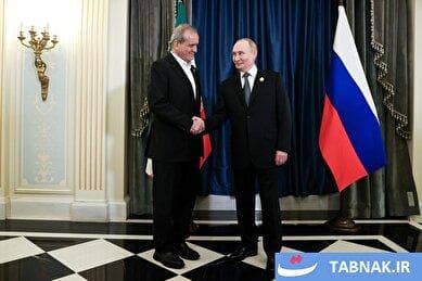 دیدار روسای جمهور ایران و روسیه
