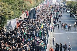 فیلم | حضور تهرانی‌ها در پیاده‌روی جاماندگان اربعین