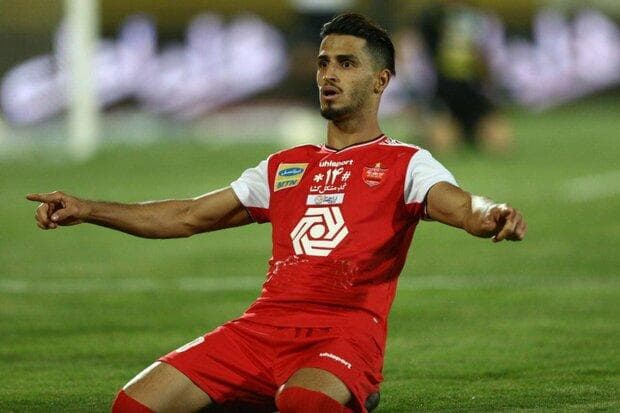 گل اول پرسپولیس مقابل سپاهان توسط علیپور