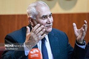تصاویر| نشست خبری رئیس فدراسیون جهانی وزنه‌برداری