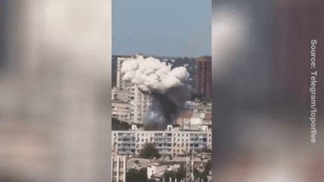 WATCH: Ukrainian drone strikes residential building in Russia (VIDEO)