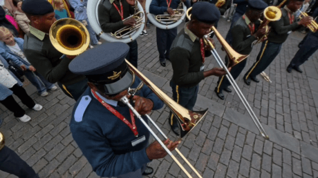 African army bands debut at Moscow festival