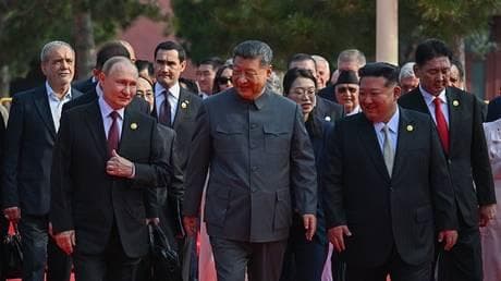 Xi, Putin, and Kim joke about living to 150 in hot-mic chat