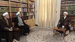 رئیس شورای هماهنگی تبلیغات کشور با مراجع و علمای قم دیدار کرد