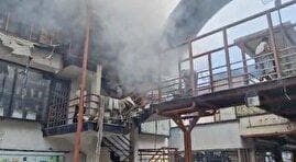 آتش‌سوزی در مجتمع تجاری کاسپین بندر انزلی؛ ۳ نفر مجروح شدند