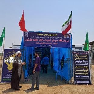 اقدام بهداری رزمی جنوب نیروی زمینی سپاه در ایام اربعین حسینی برای خدمت‌رسانی به زائرین و اتباع خارجی 