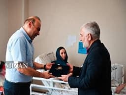 رئیس سازمان زندان‌ها از پزشک جانباز بازداشتگاه اوین عیادت کرد