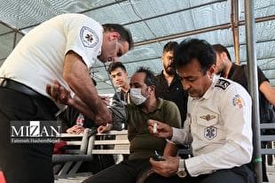 نجات جان بیش از ۵۰۰ زائر خارجی از گرمازدگی در مرز چذابه