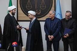آیین تودیع و معارفه معاون حقوقی و امور مجلس دستگاه قضا