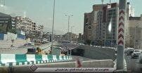 افتتاح تقاطع غیر هم سطح جنت آباد - آبشناسان