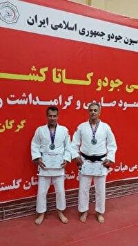 نشان نقره جودوی ورزشکار چهارمحال و بختیاری