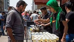 خدمات رسانی موکب های فارس در مرز شلمچه تا ۲۴ مرداد