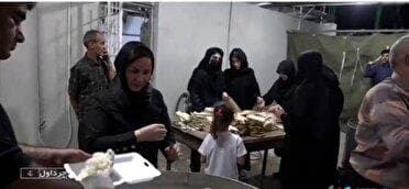 زنجیره‌ای از خدمت به زوار در سه راهی زنجیره چرداول