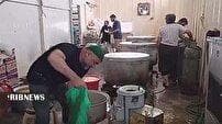 پذیرایی موکب‌های لرستانی از زائران حسینی در نجف اشرف