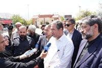 بازدید استاندار آذربایجان‌غربی از روند ارائه خدمات به زائران اربعین حسینی