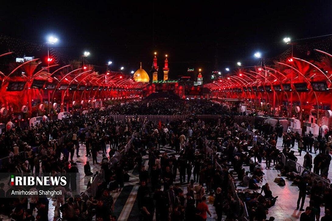 حال و هوای حرم مطهر امام حسین (ع) همزمان با فرا رسیدن اربعین حسینی