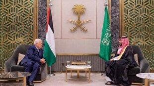 بررسی تحولات فلسطین در گفت‌وگوی تلفنی بن‌سلمان و محمود عباس