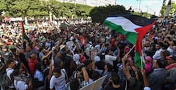 تظاهرات مردم تونس و مغرب علیه جنگ و محاصره غزه