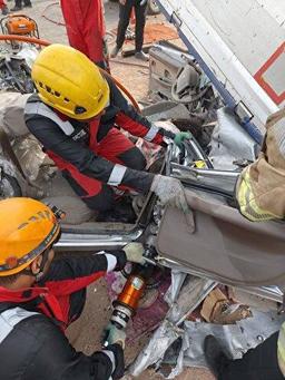 تصادف مرگبار با ۴ کشته و یک مصدوم در بزرگراه شهید شوشتری مشهد