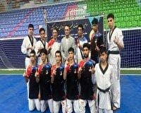 درخشش پسرانِ رزمی کار سمنان در مسابقات قهرمانی تکواندو