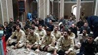 مراسم بزرگداشت ۱۳ سرباز شهید جنگ تحمیلی رژیم صهیونیستی درکاشان