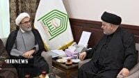 دیدار رئیس شورای هماهنگی تبلیغات اسلامی با نماینده آیت الله سیستانی