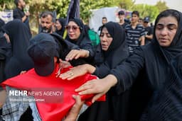 مراسم آیینی جاماندگان اربعین حسینی در تهران