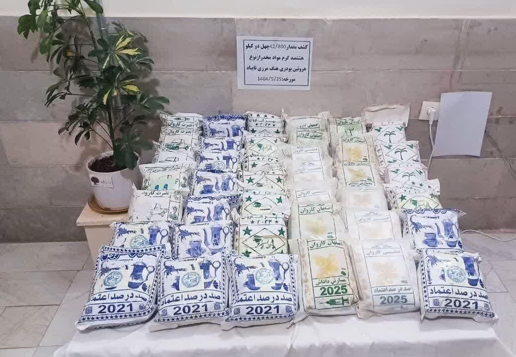 کشف محموله مواد مخدر و دستگیری قاچاقچیان در هنگ مرزی تایباد