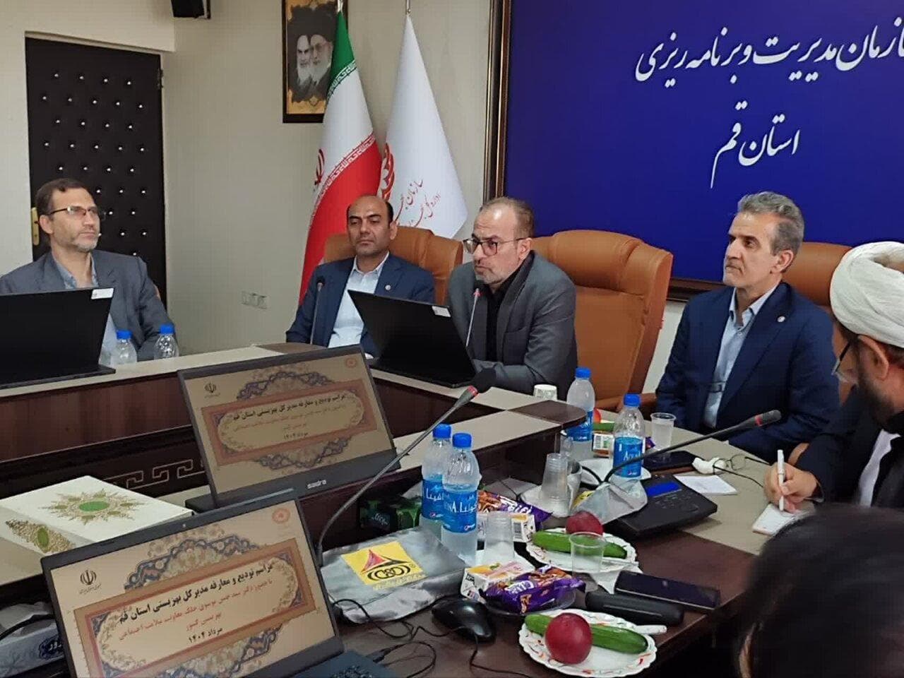 مراسم تودیع و معارفه مدیرکل بهزیستی قم برگزار شد