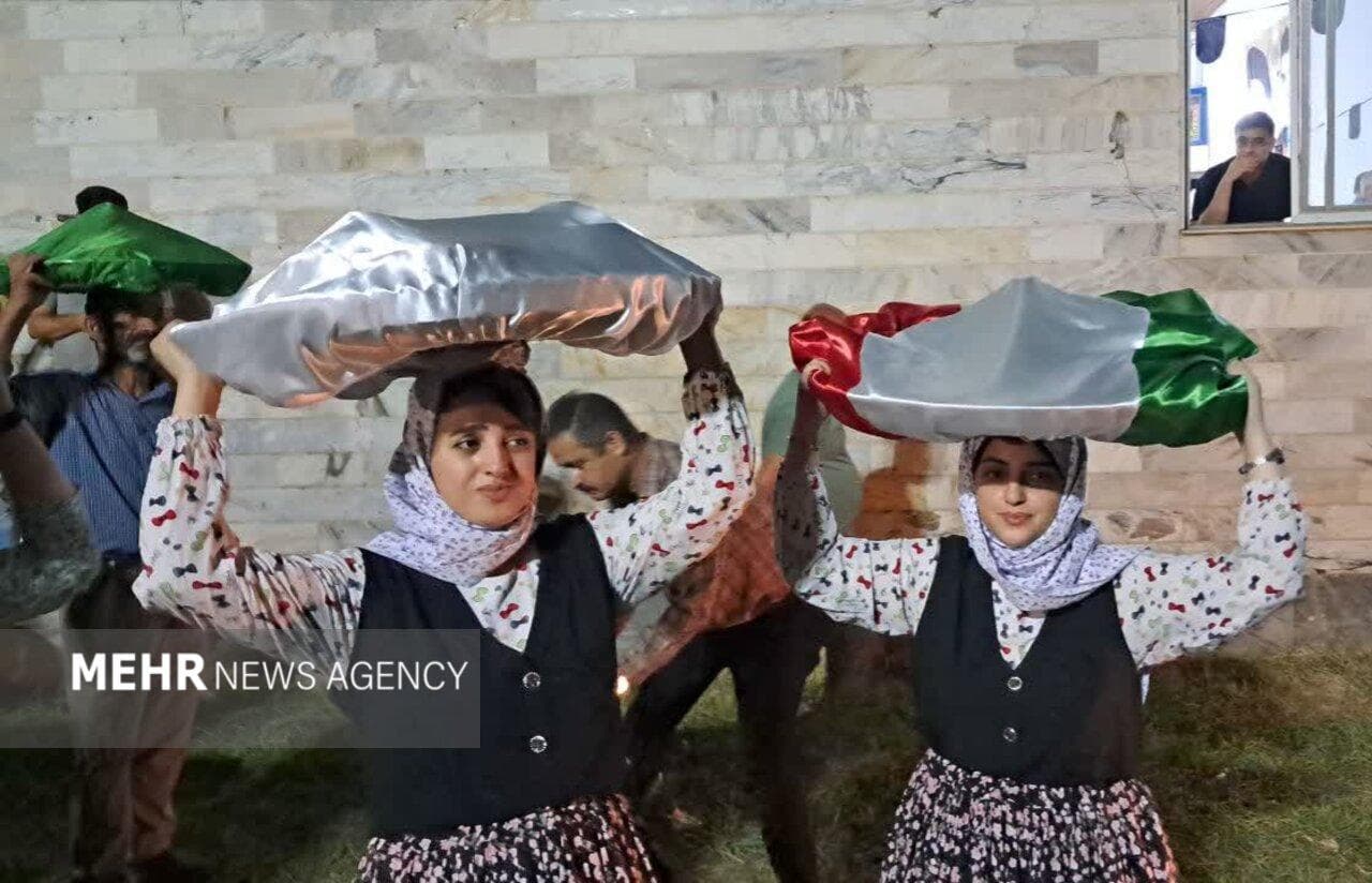 تصاویری از آیین «مجمع بران» در روستای نوده پسیخان